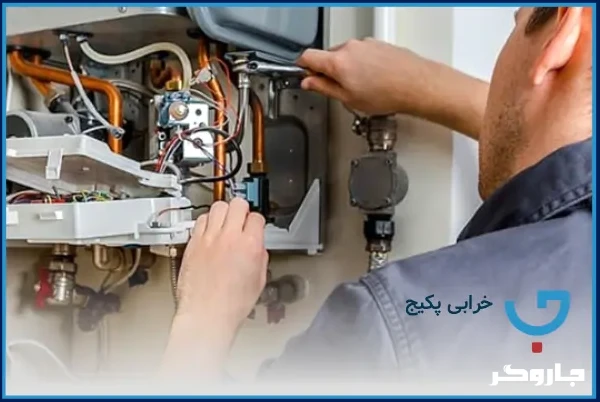 چرا پکیج شما نشت آب دارد؟ 7 دلیل اصلی و راه حل های سریع